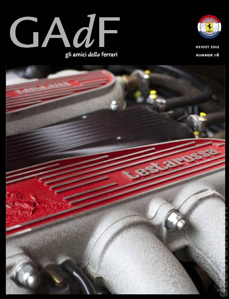 Cover of Gli Amici della Ferrari issue 118, Herfst 2012