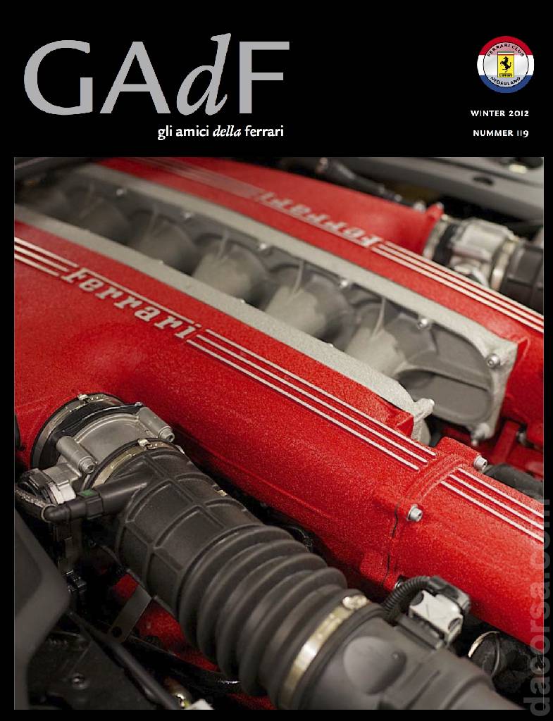 Cover of Gli Amici della Ferrari issue 119, Winter 2012