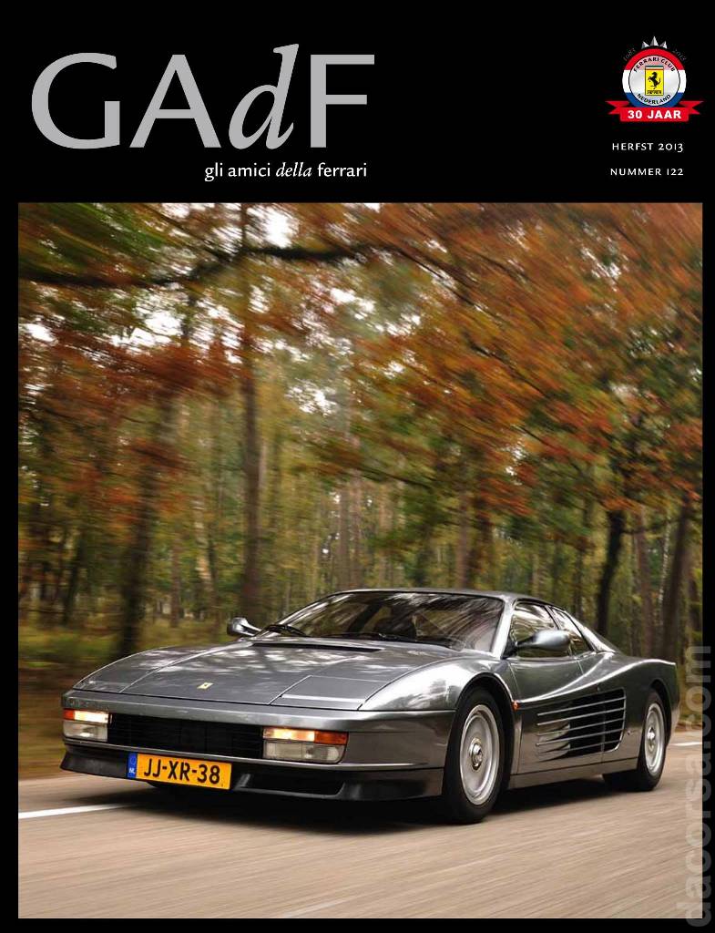 Cover of Gli Amici della Ferrari issue 122, Herfst 2013