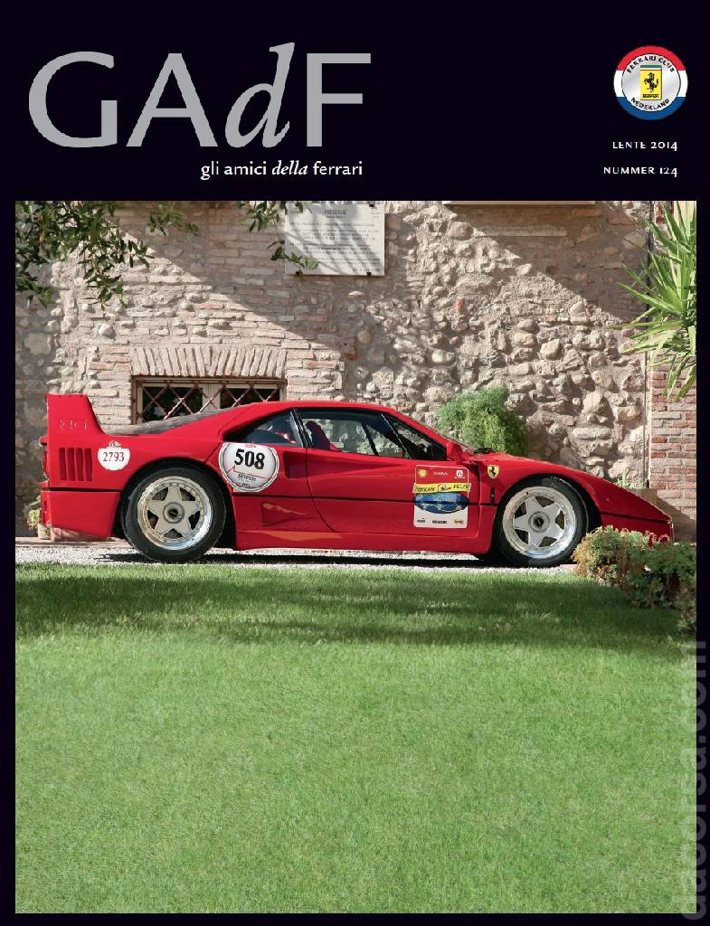 Cover of Gli Amici della Ferrari issue 124, Lente 2014