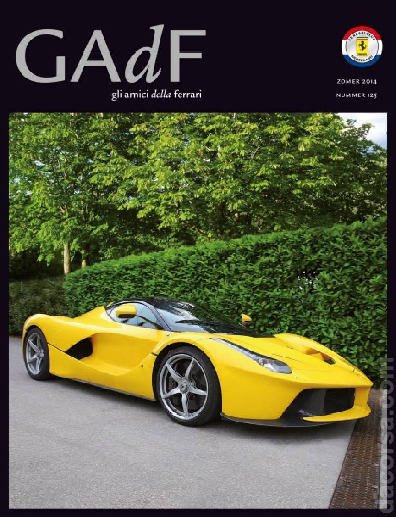 Cover of Gli Amici della Ferrari issue 125, Zomer 2014