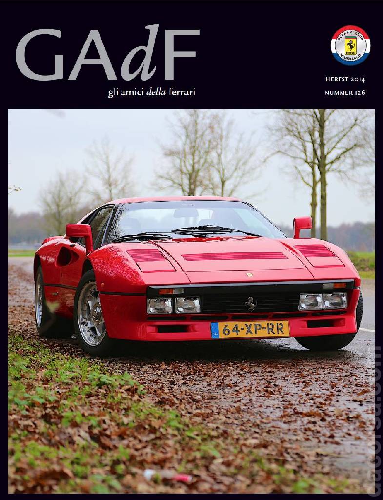 Cover of Gli Amici della Ferrari issue 126, Herfst 2014