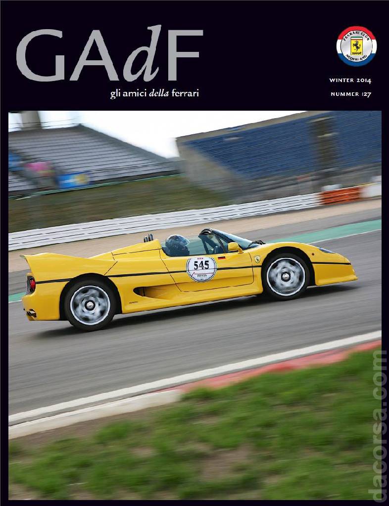 Cover of Gli Amici della Ferrari issue 127, Winter 2014