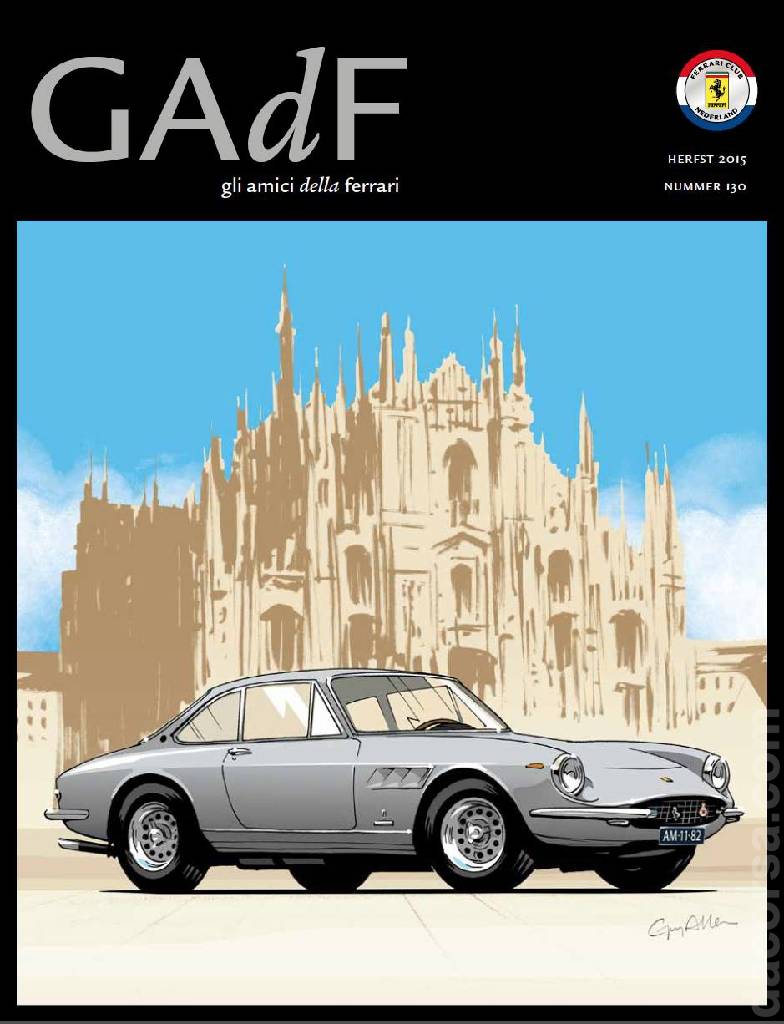 Cover of Gli Amici della Ferrari issue 130, Herfst 2015