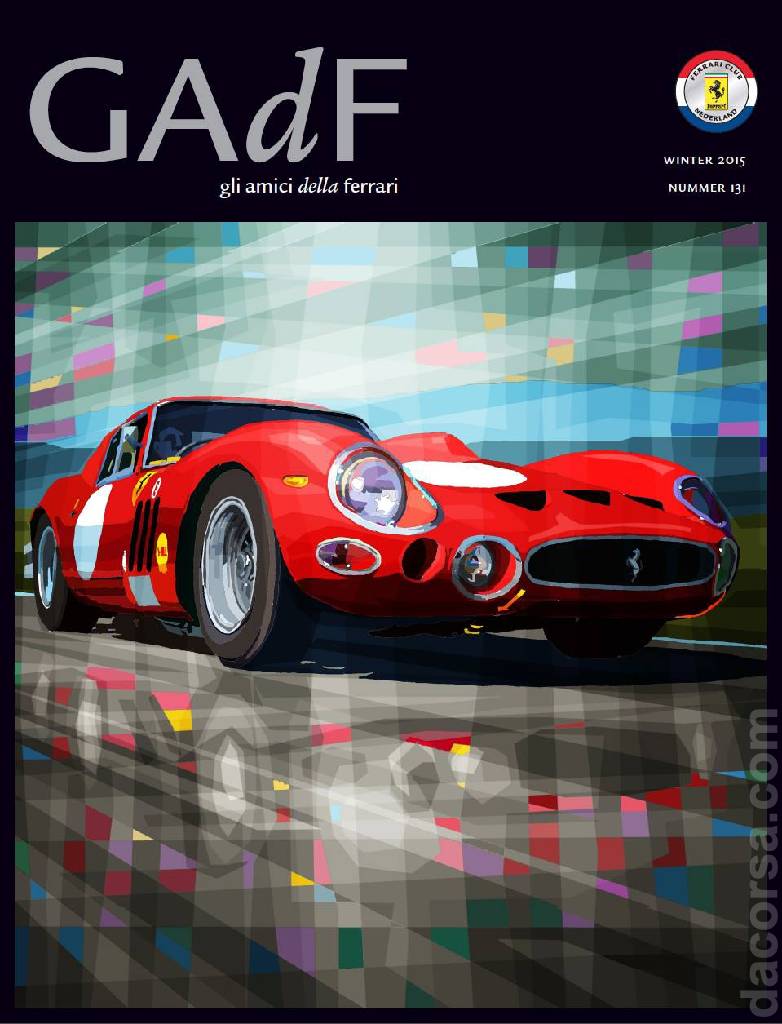 Cover of Gli Amici della Ferrari issue 131, Winter 2015