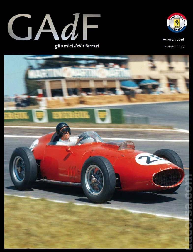Cover of Gli Amici della Ferrari issue 135, Winter 2016