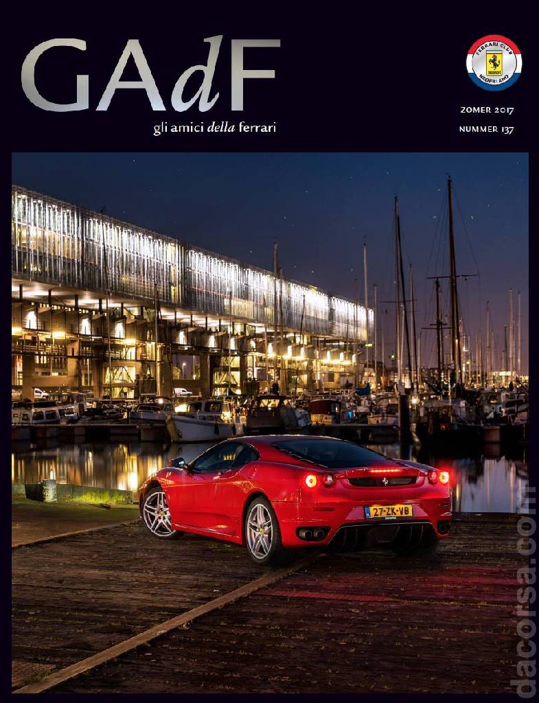 Cover of Gli Amici della Ferrari issue 137, Zomer 2017