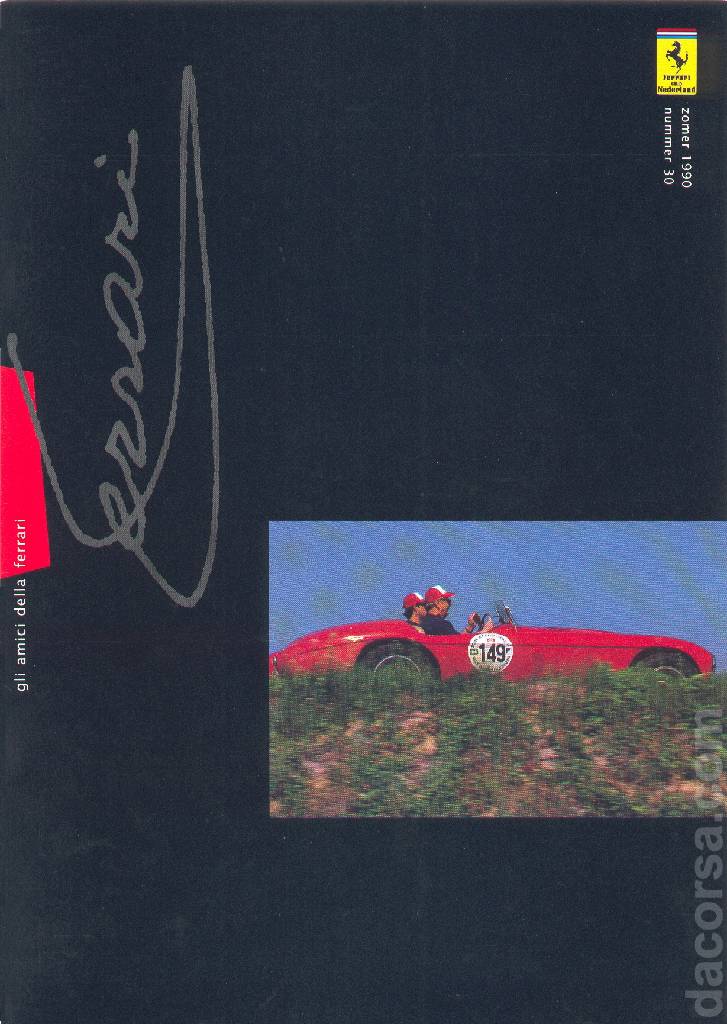 Cover of Gli Amici della Ferrari issue 30, Zomer 1990 nummer 30