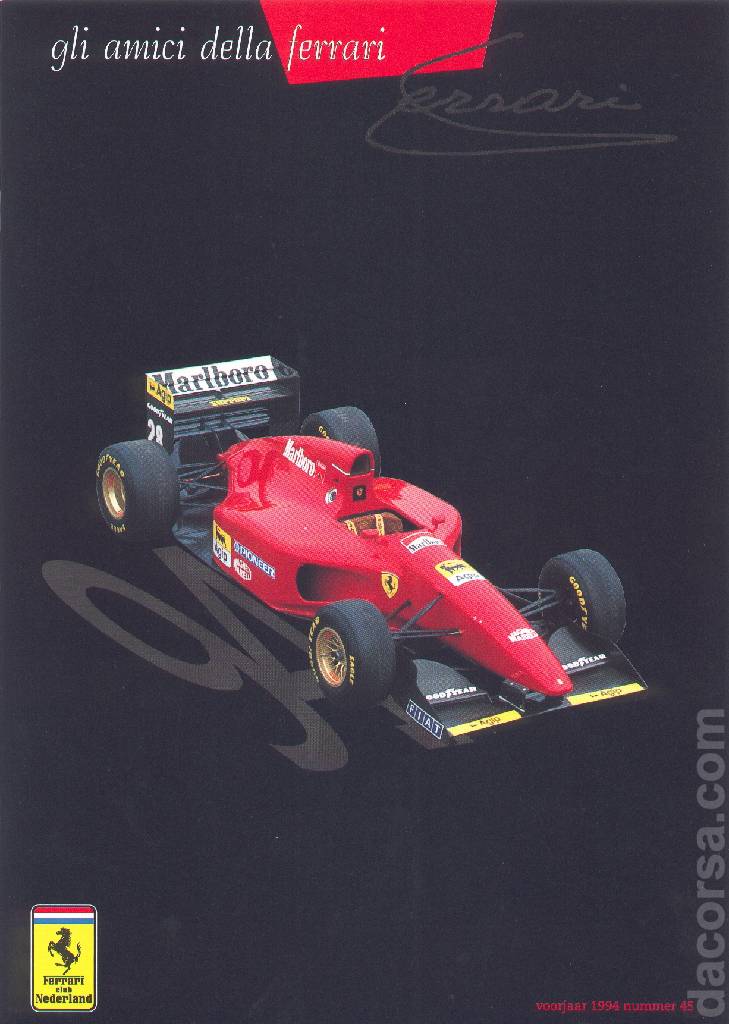 Cover of Gli Amici della Ferrari issue 45, voorjaar 1994 nummer 45