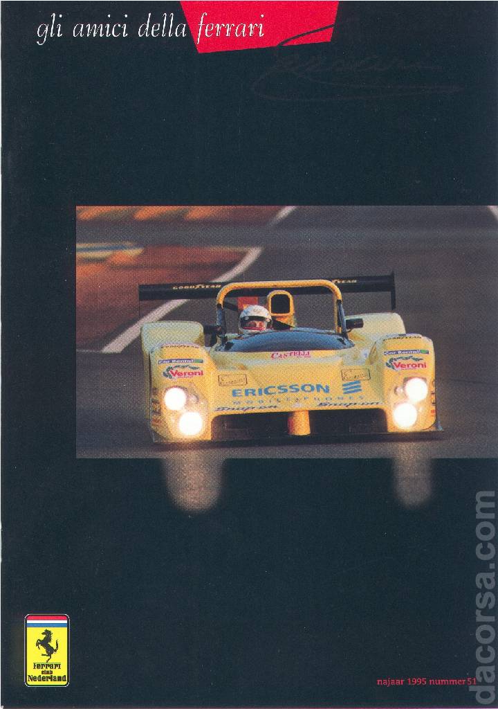 Cover of Gli Amici della Ferrari issue 51, najaar 1995 nummer 51