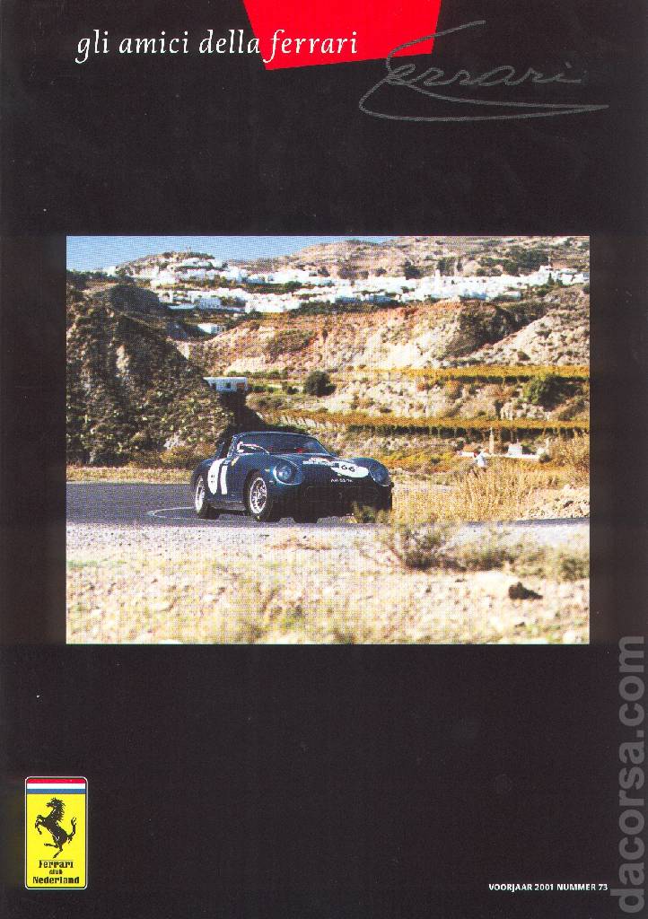 Cover of Gli Amici della Ferrari issue 73, Voorjaar 2001 nummer 73