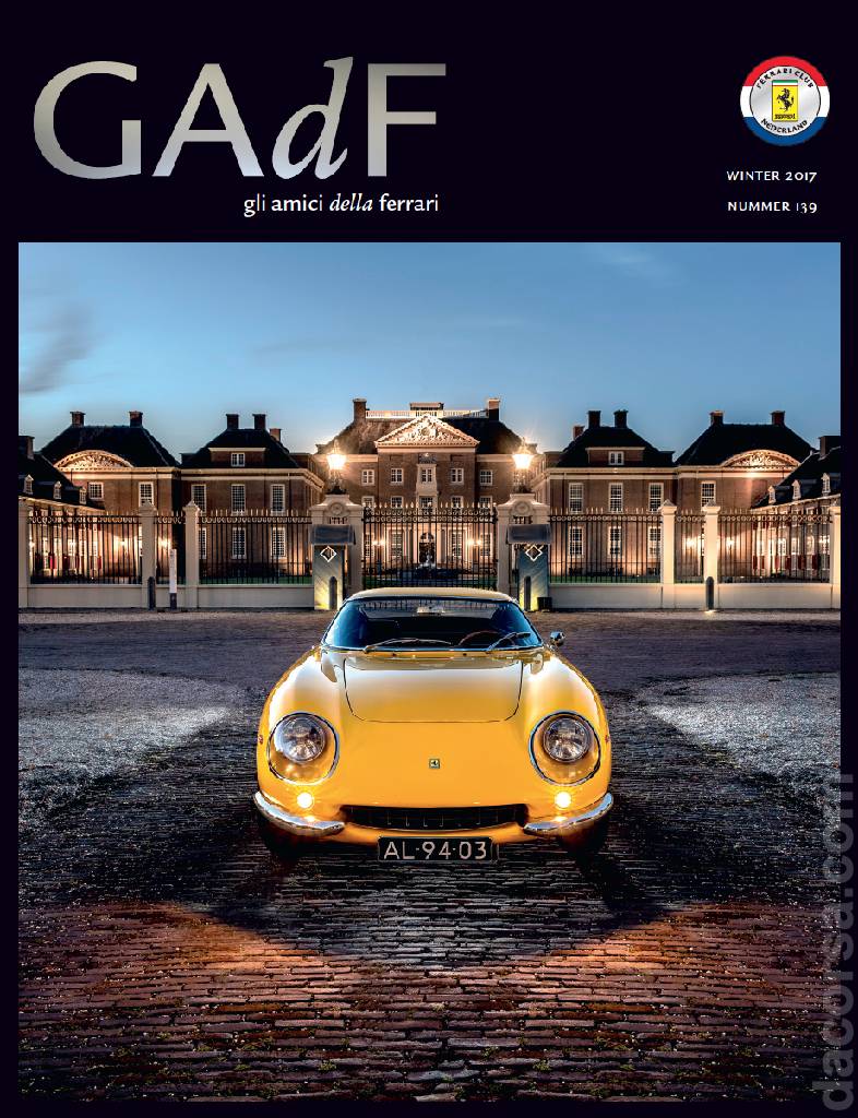 Cover of Gli Amici della Ferrari issue 139, Winter 2017