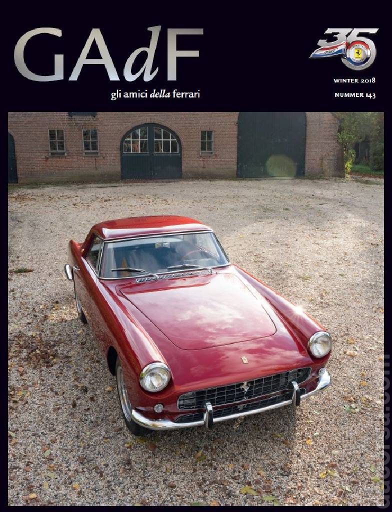 Cover of Gli Amici della Ferrari issue 143, Winter 2018