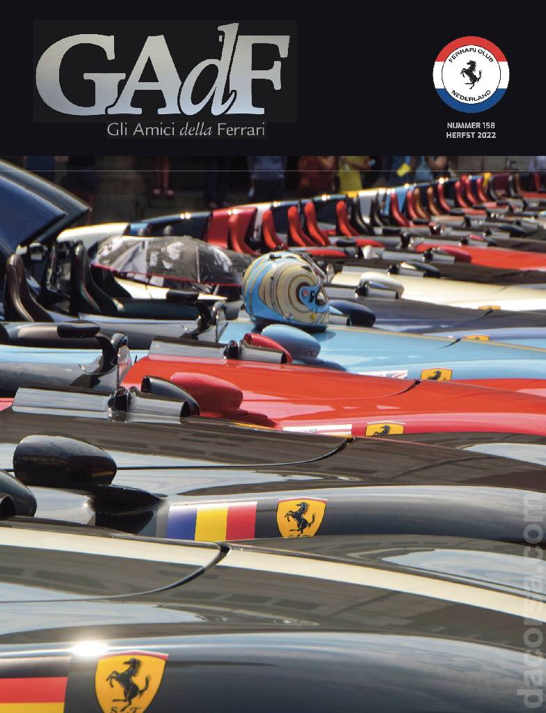 Cover of Gli Amici della Ferrari issue 158, Herfst 2022