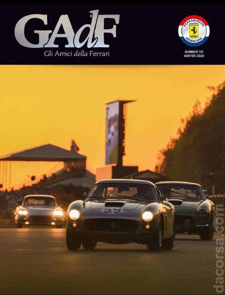 Cover of Gli Amici della Ferrari issue 151, Winter 2020