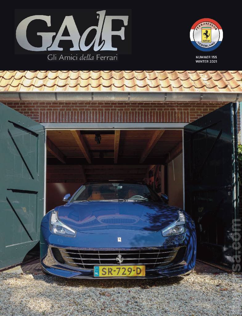 Cover of Gli Amici della Ferrari issue 155, Winter 2021