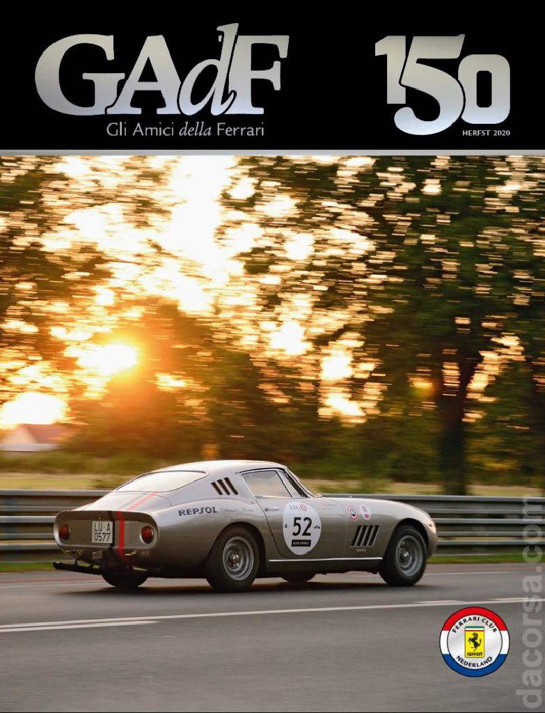 Cover of Gli Amici della Ferrari issue 150, Herfst 2020