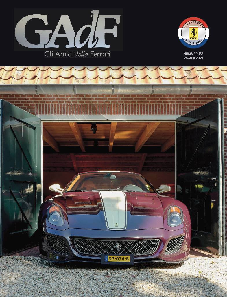 Cover of Gli Amici della Ferrari issue 153, Zomer 2021