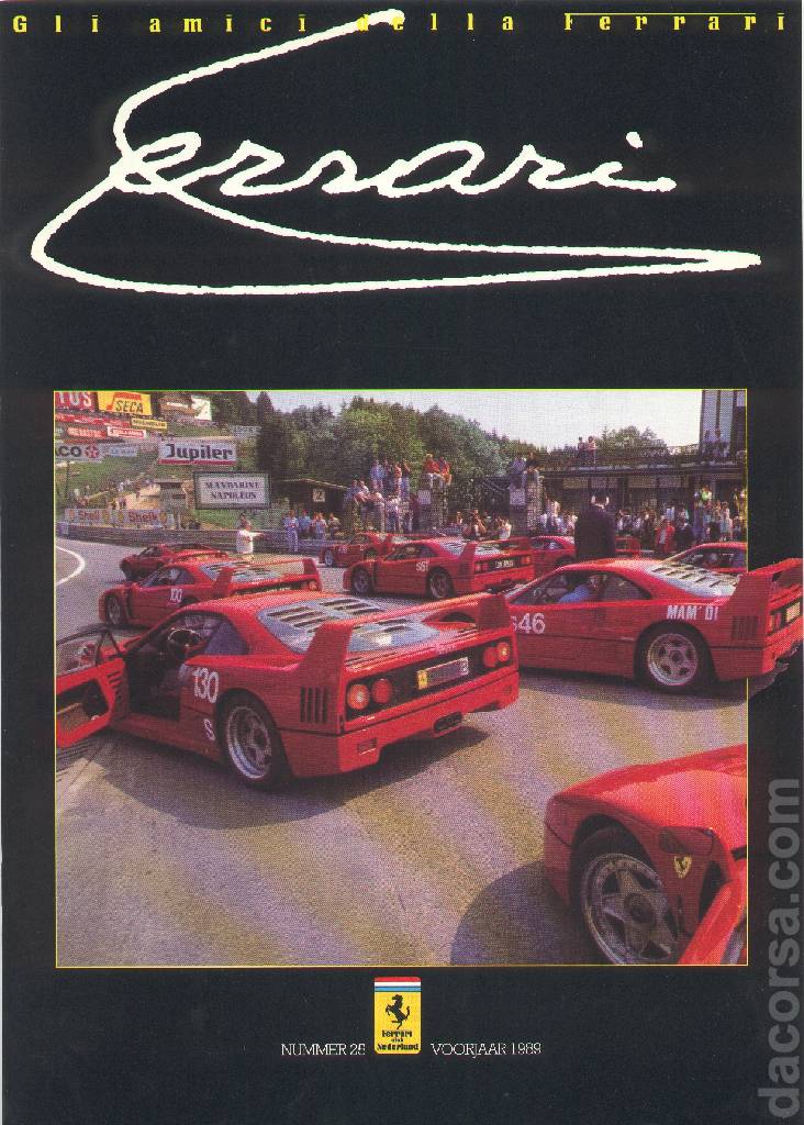 Cover of Gli Amici della Ferrari issue 25, Nummer 25 voorjaar 1989