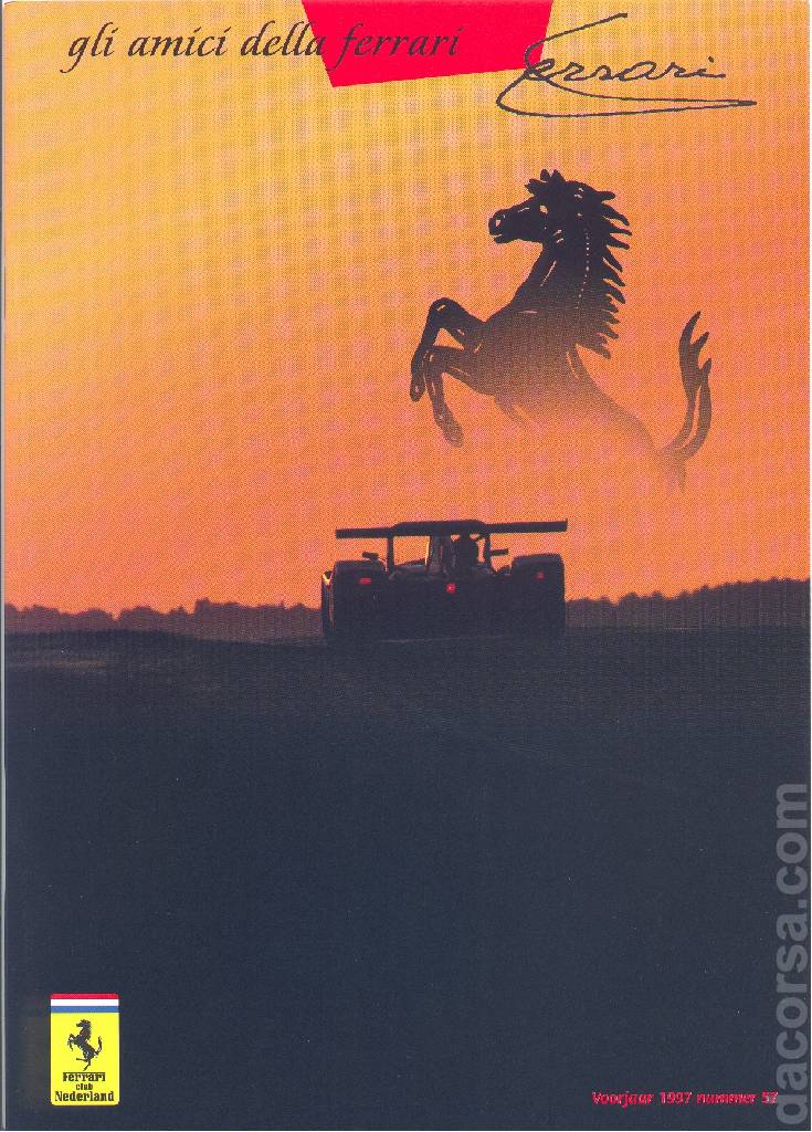 Cover of Gli Amici della Ferrari issue 57, Voorjaar 1997 nummer 57