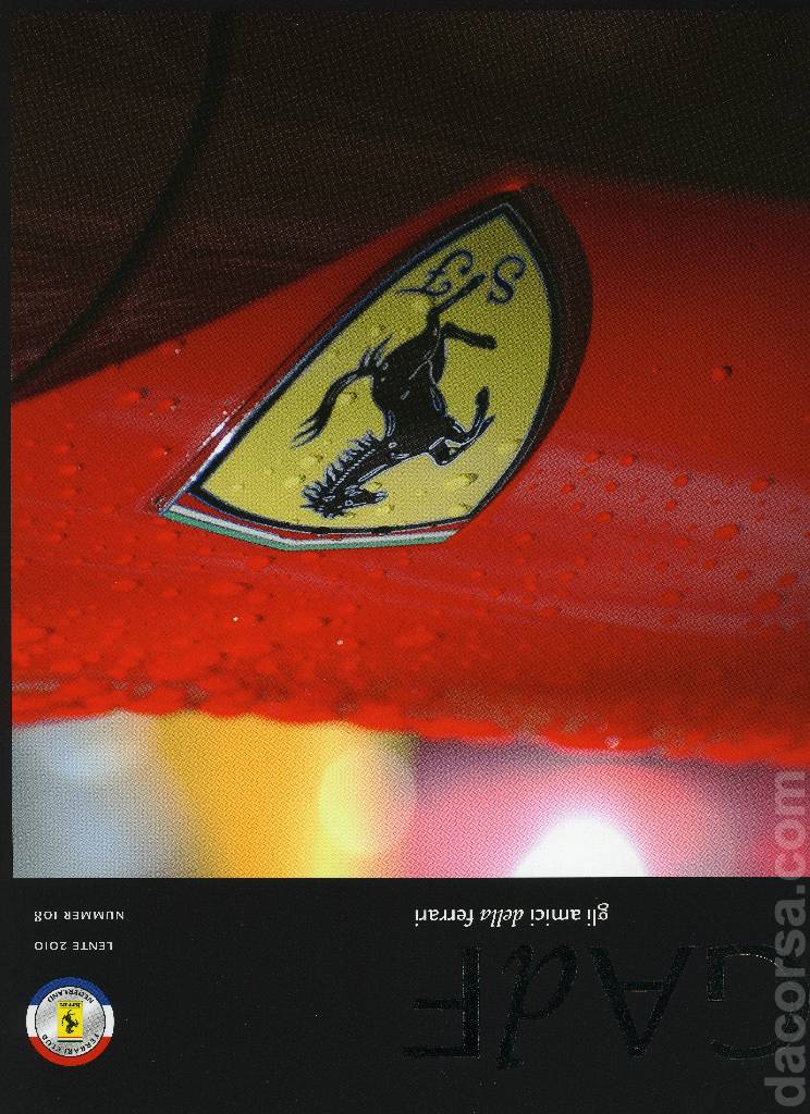 Cover of Gli Amici della Ferrari issue 78, Oktober 2002 nummer 78