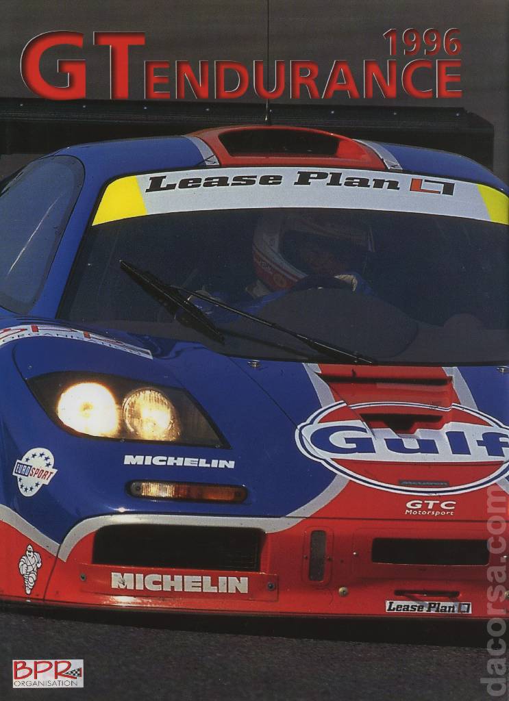 Cover of BPR 1996, Endurance GT