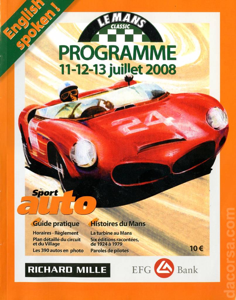 Cover of Le Mans Classic 2008, %!s(<nil>)