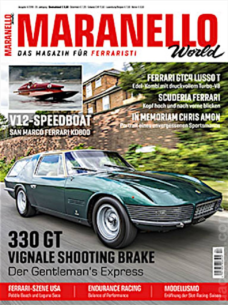 Cover of Maranello World issue 103, Ausgabe 4/2016 - 26. Jahrgang