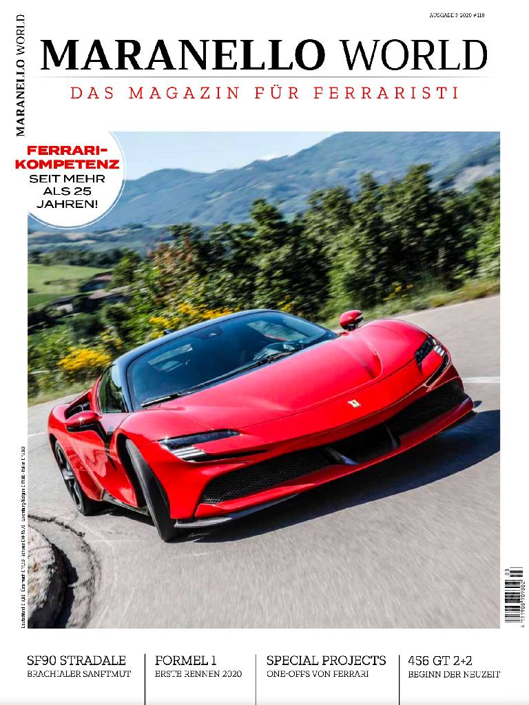 Cover of Maranello World issue 118, Ausgabe 3/2020 - 30. Jahrgang