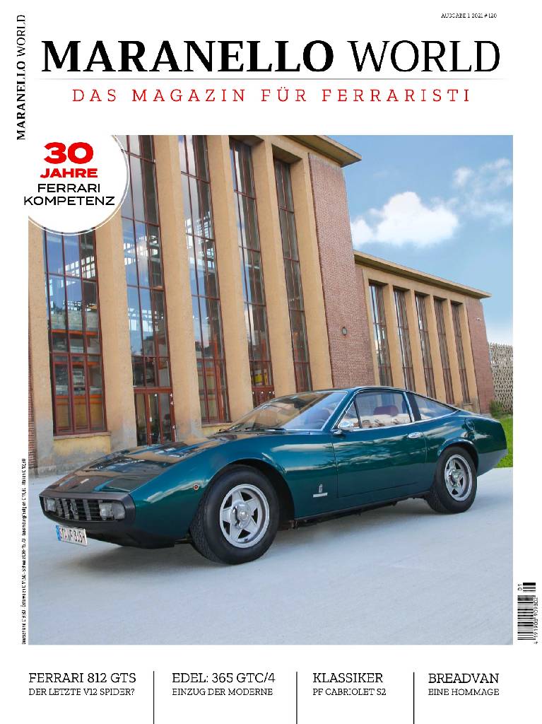 Cover of Maranello World issue 120, Ausgabe 1/2021 - 31. Jahrgang