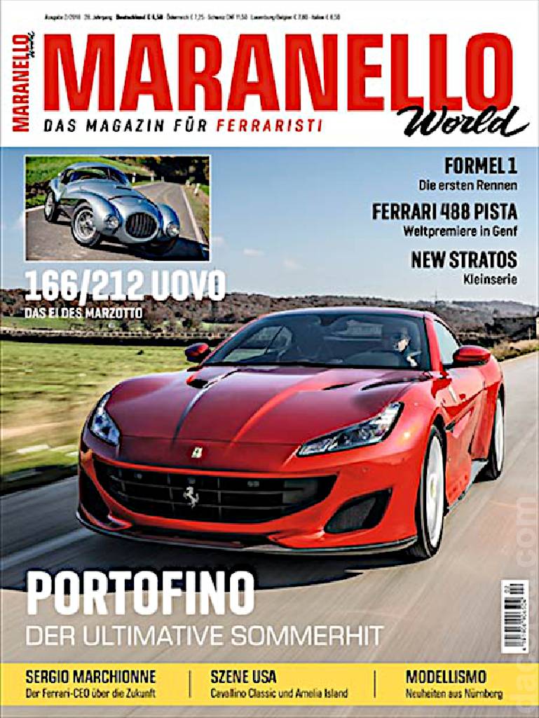 Cover of Maranello World issue 109, Ausgabe 2/2018 - 28. Jahrgang