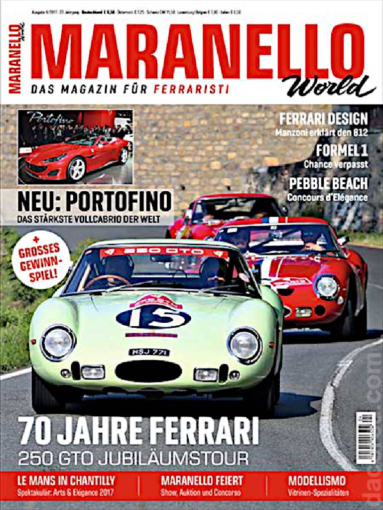 Cover of Maranello World issue 107, Ausgabe 4/2017 - 27. Jahrgang