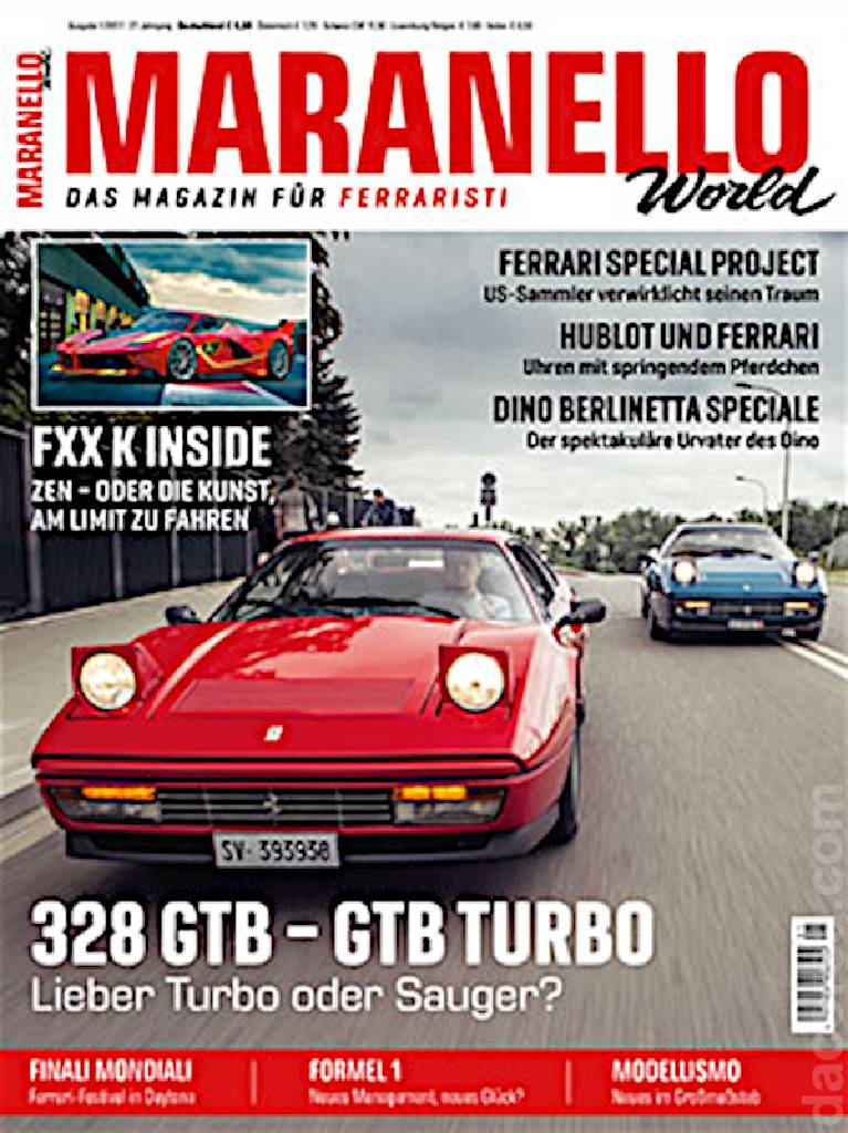Cover of Maranello World issue 104, Ausgabe 1/2017 - 27. Jahrgang