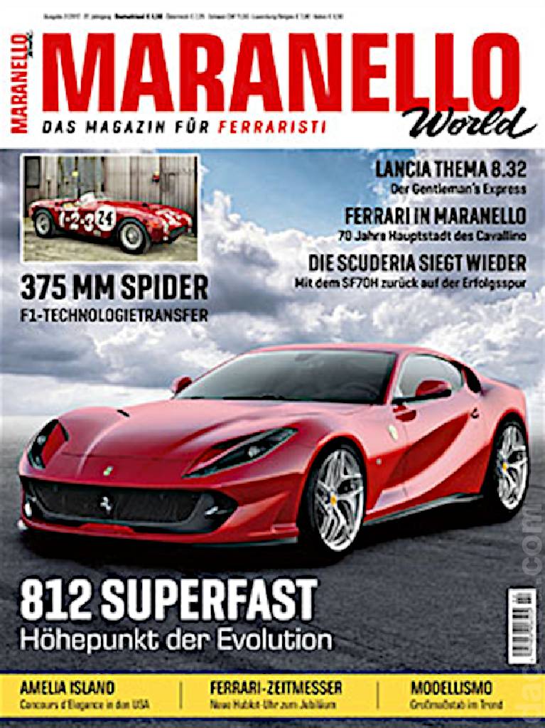 Cover of Maranello World issue 105, Ausgabe 2/2017 - 27. Jahrgang
