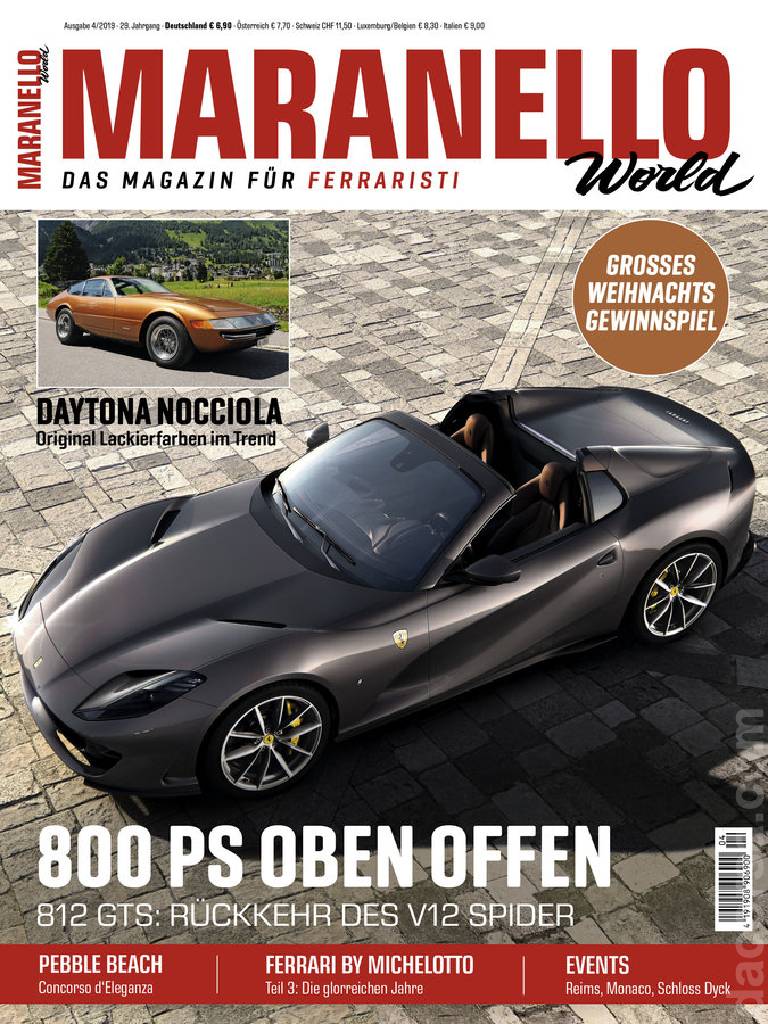 Cover of Maranello World issue 115, Ausgabe 4/2019 - 29. Jahrgang