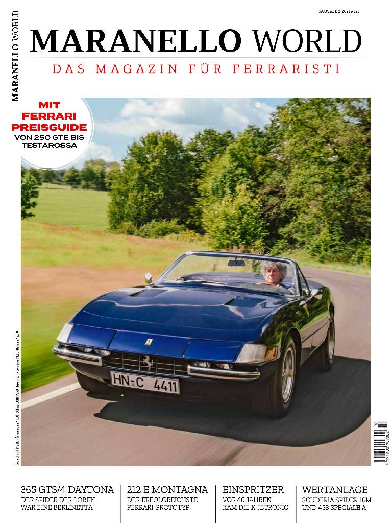 Cover of Maranello World issue 121, Ausgabe 2/2021 - 31. Jahrgang