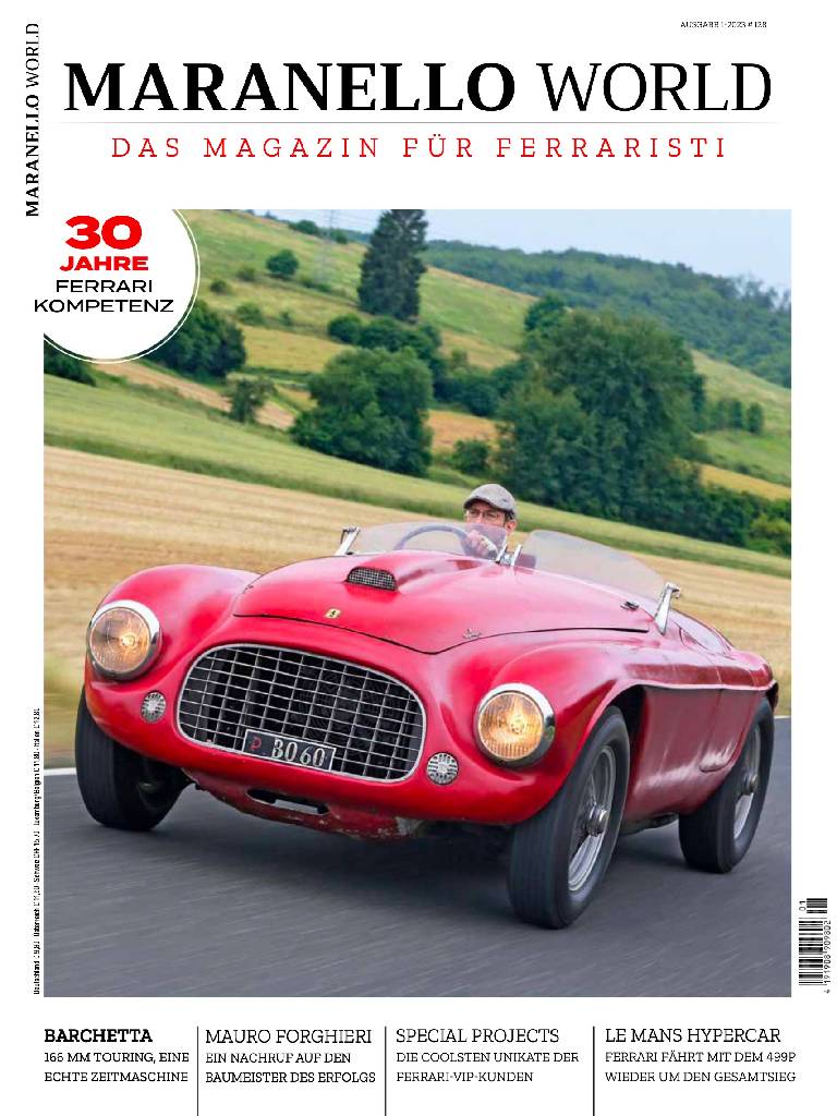Cover of Maranello World issue 128, Ausgabe 1/2023 - 33. Jahrgang