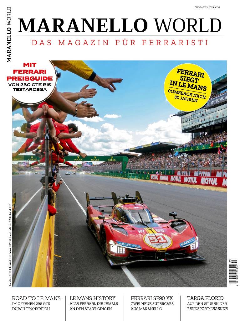 Cover of Maranello World issue 130, Ausgabe 3/2023 - 33. Jahrgang