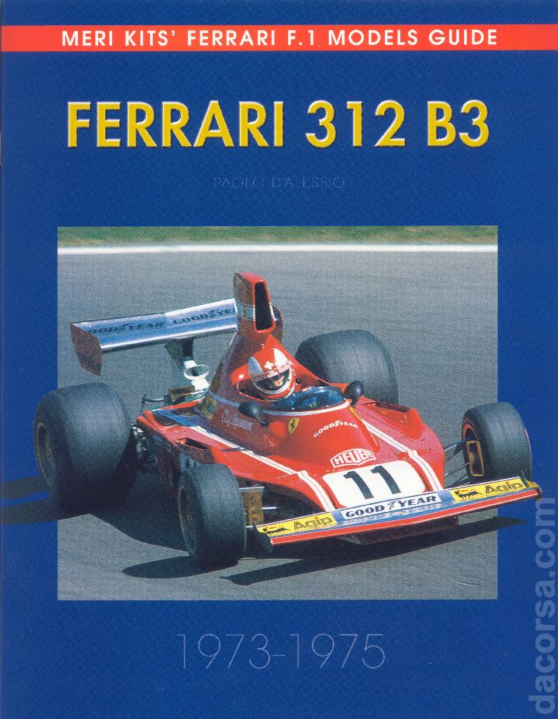 Image for MERI Model Guide 1973-75 Ferrari 312 B3