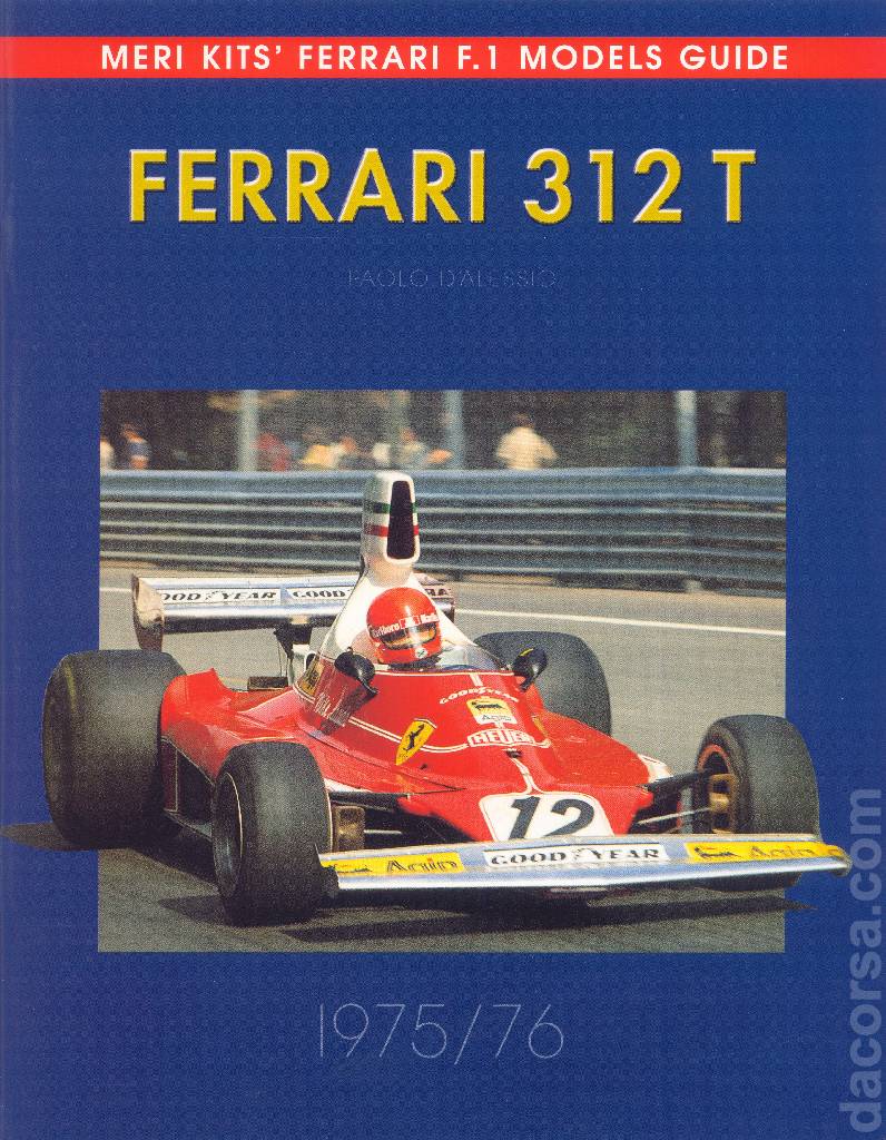 Cover of MERI Model Guide 1975-76 Ferrari 312 T, MERI Ferrari Formula 1 Model Guides