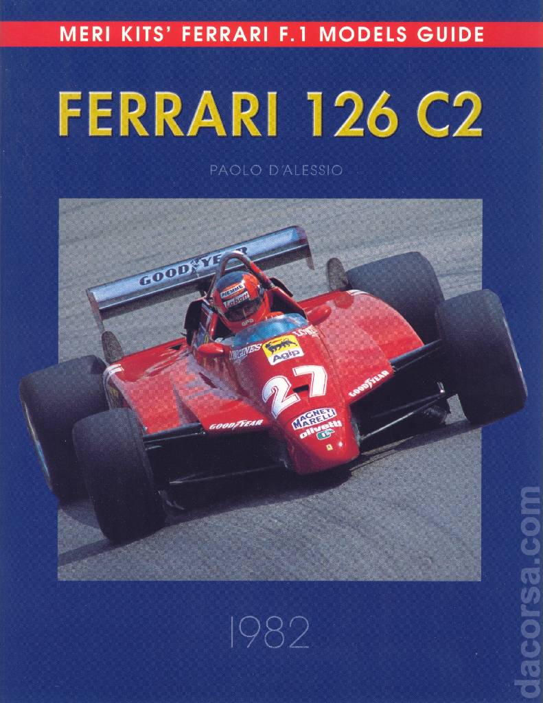 Cover of MERI Model Guide 1982 Ferrari 126 C2, MERI Ferrari Formula 1 Model Guides