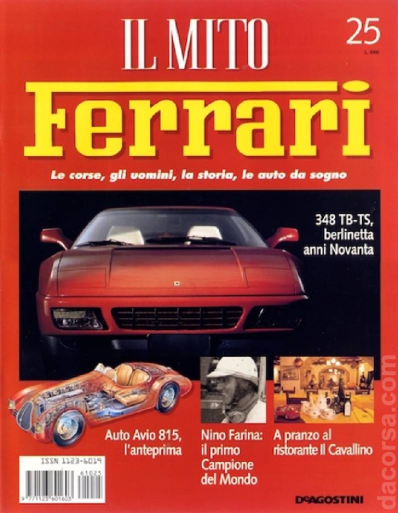 Cover of il Mito Ferrari issue 25, %!s(<nil>)