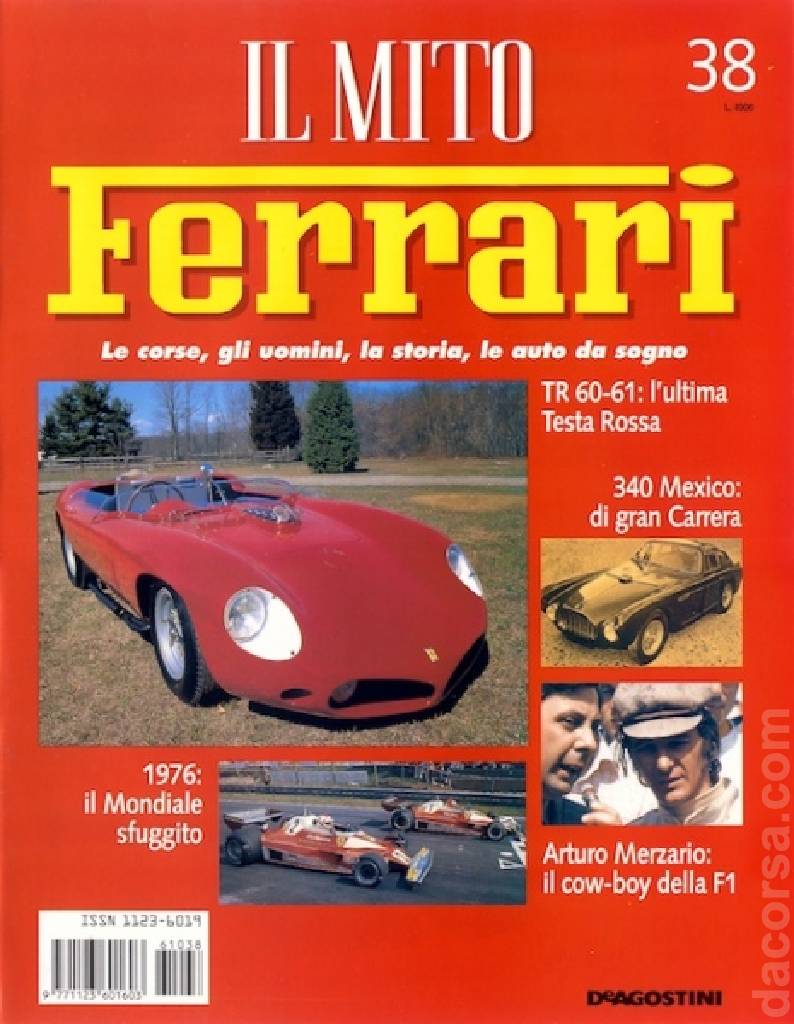 Cover of il Mito Ferrari issue 38, %!s(<nil>)