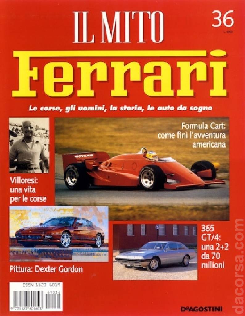 Cover of il Mito Ferrari issue 36, %!s(<nil>)