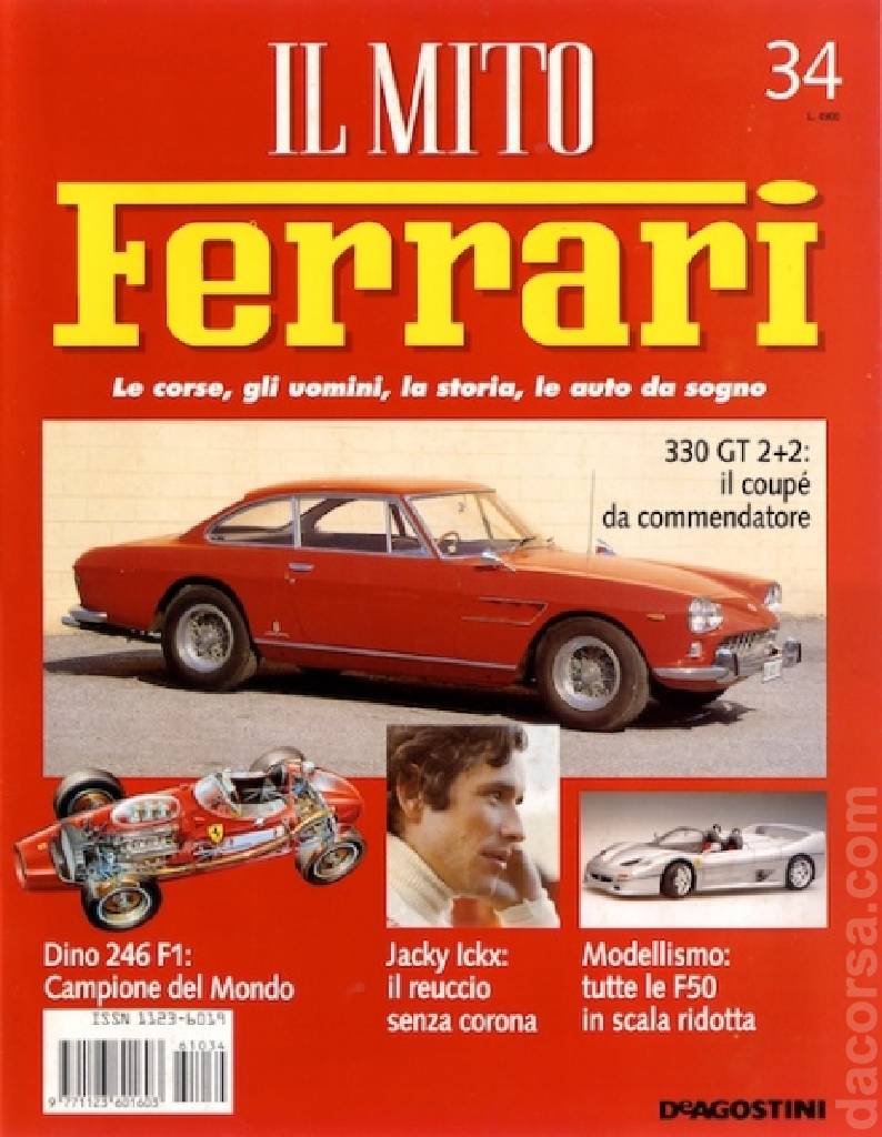 Cover of il Mito Ferrari issue 34, %!s(<nil>)