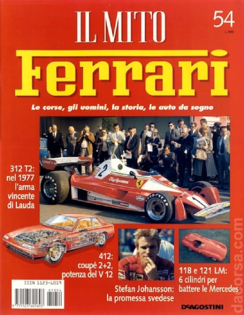 Cover of il Mito Ferrari issue 54, %!s(<nil>)