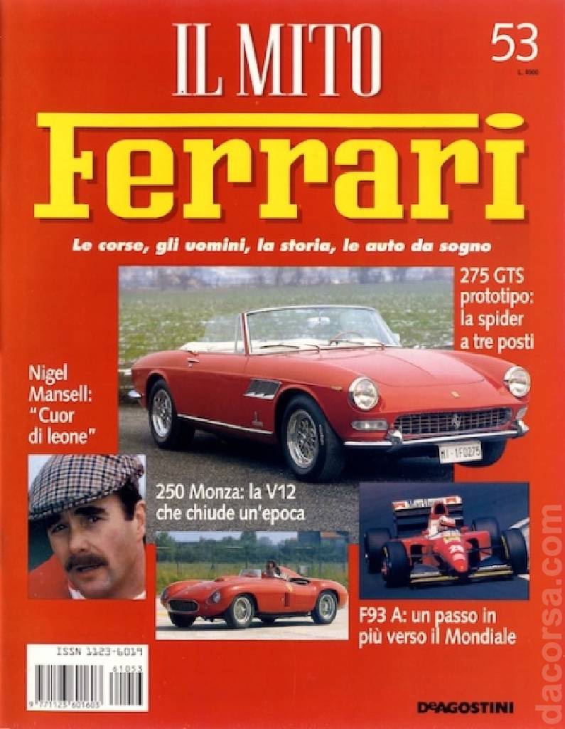Cover of il Mito Ferrari issue 53, %!s(<nil>)