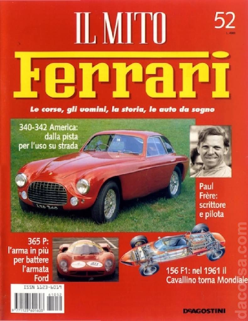 Cover of il Mito Ferrari issue 52, %!s(<nil>)