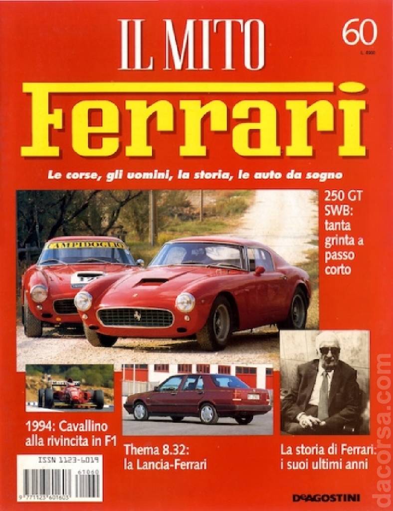 Cover of il Mito Ferrari issue 60, %!s(<nil>)