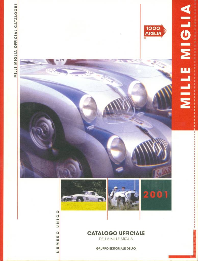 Image representing Catalogo Ufficiale della Mille Miglia 2001 issue 2001, Mille Miglia Catalogo Ufficiale